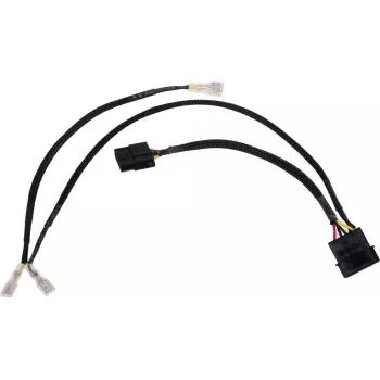 Alphacool adattatore doppio 4Pin Molex per elettrovalvola Alphacool - nero 50cm EOL (18517)