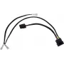 Alphacool adattatore doppio 4Pin Molex per elettrovalvola Alphacool - nero 50cm EOL (18517)