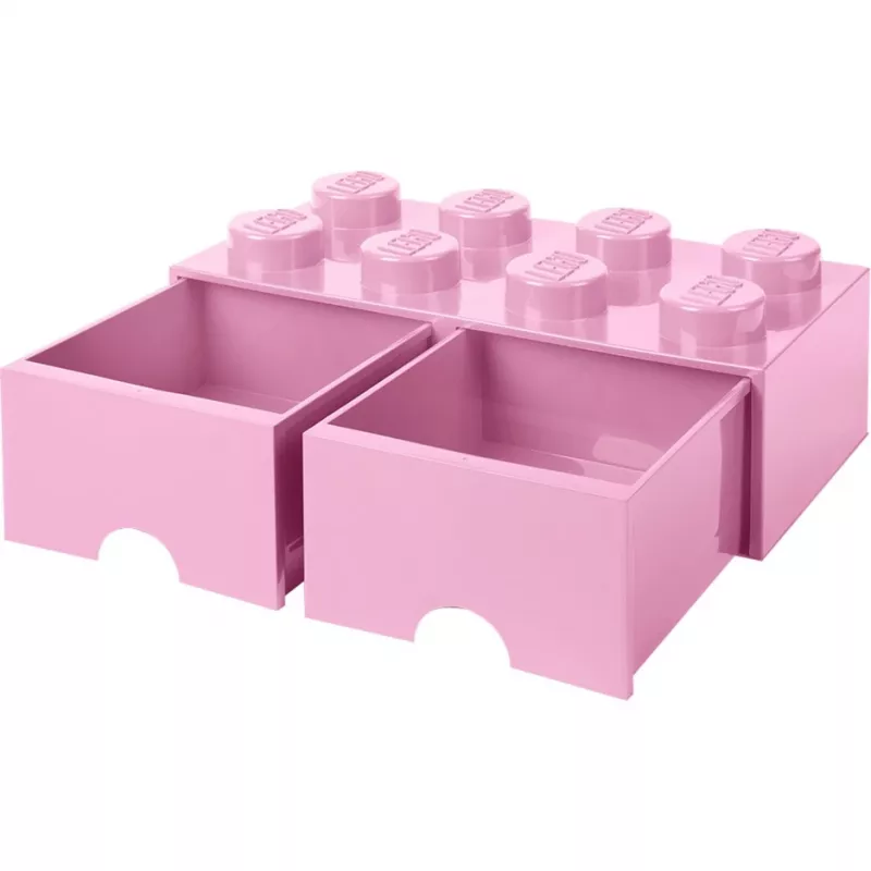 LEGO Brick Drawer 8 rosa, scatola contenitore rosa