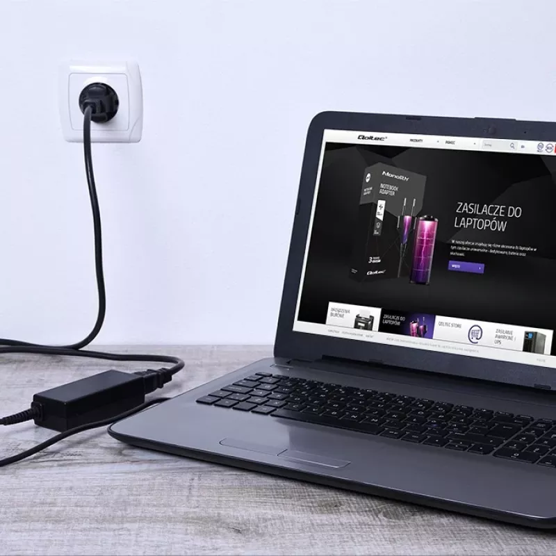 Alimentatore laptop Qoltec Toshiba 65W 3,42A 19V 5,5x2,5 50073.65W