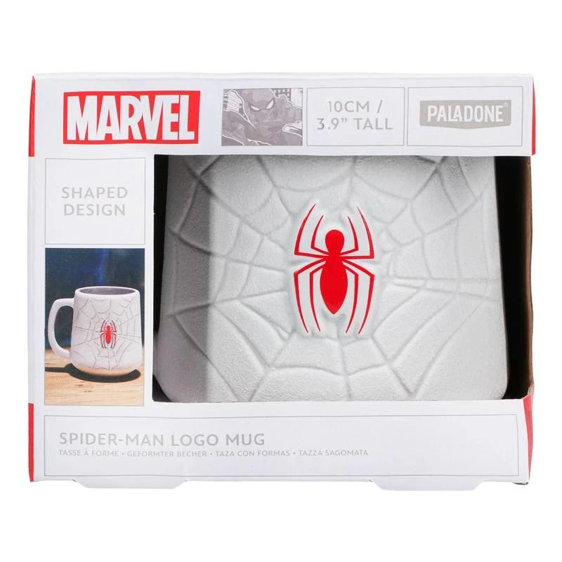 Tazza Paladone Spiderman Shaped Mug grigio 0.45 L, pezzo singolo, 127.6×97.4×100.5 mm
