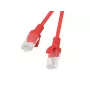 PATCHCORD Cat.6 UTP 3M rosso FLUKE BESTANDEN LANBERG 10ER-PACK