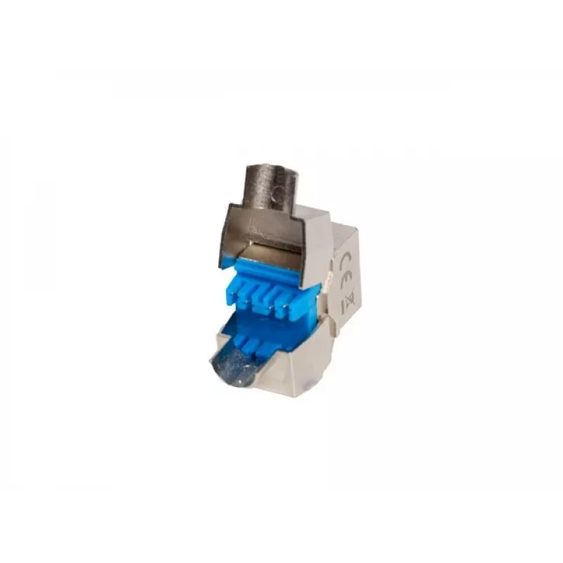Modulo keystone Lanberg KSF8-4000 piatto blu argento RJ-45