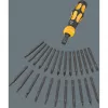 Wera 05018110001 Kraftform Kompakt 900 Set 1 set di cacciaviti con cacciavite a percussione e inserti, 19 pezzi, 1/4", nero/giallo