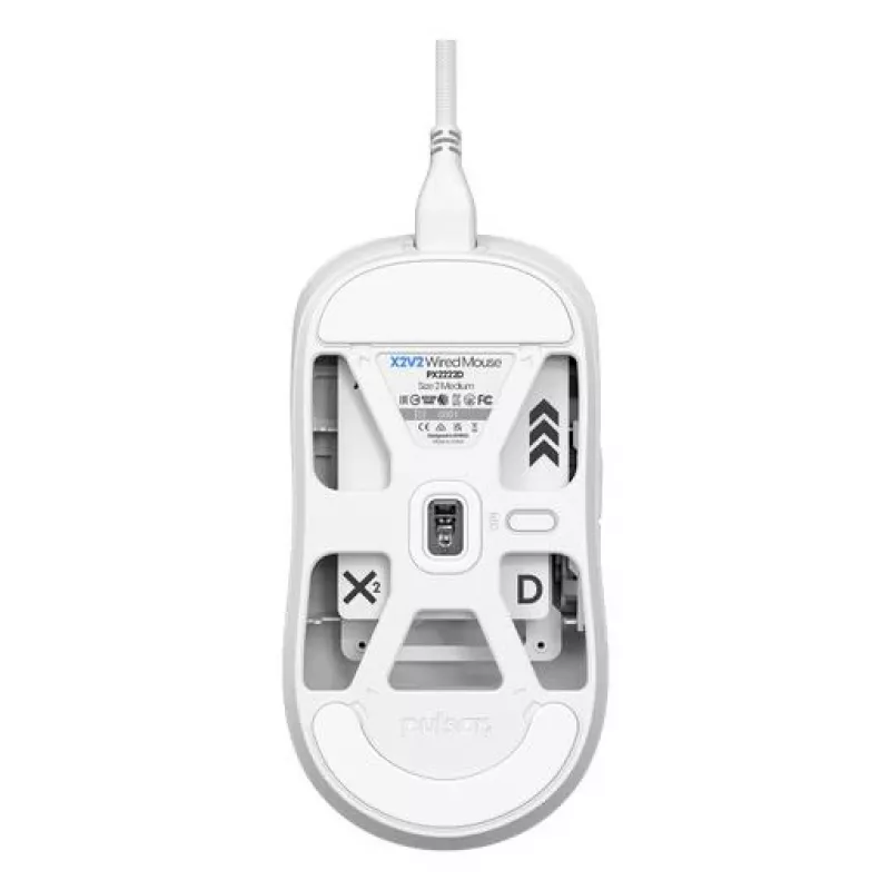 Mouse USB ottico X2/MEDIUM bianco PX2222D Pulsar