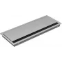 Bachmann CONI COVER Long 338.0080 Copertura di collegamento da incasso, acciaio, grigio argento