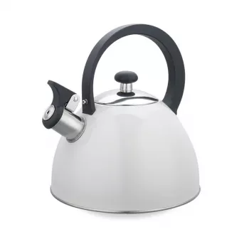 Maestro MR-1302-WG bollitore con fischietto per fornello, 2,5 l, bianco