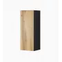 Armadio Cama VIGO 90 chiuso 90/35/32 nero/rovere Wotan