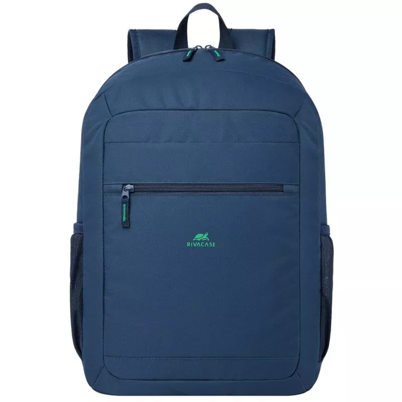 Zaino city Rivacase Gremio blu poliestere rPET 305x150x460mm