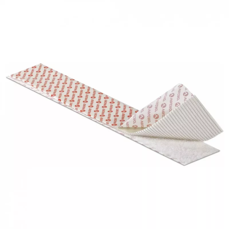 VELCRO Klettband extra forte autoadesivo, gancio e felpa 50mm x 2,5m bianco