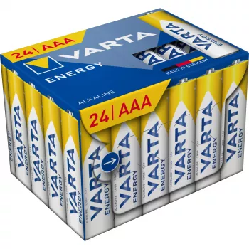 Batterie alcaline Micro (AAA) Varta ENERGY Cube confezione da 24 (MPN 4103229234)