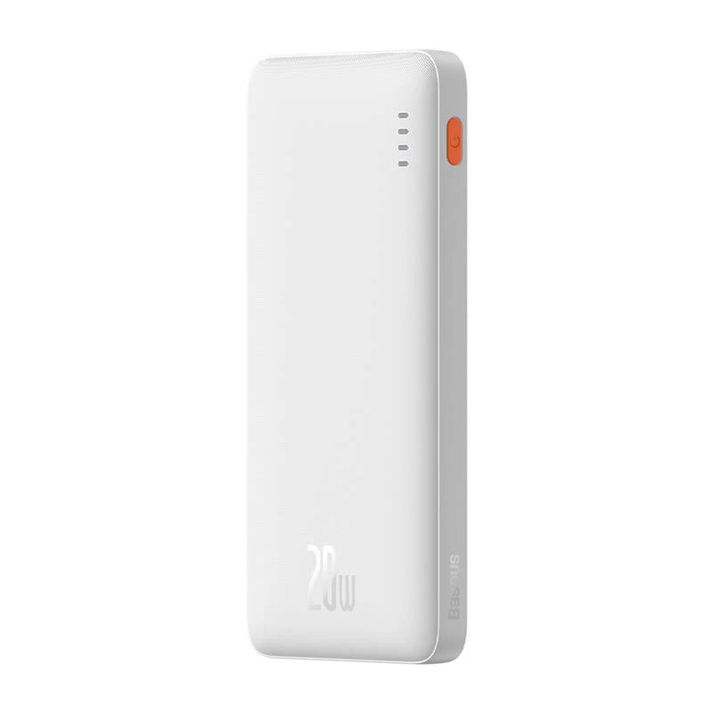 Powerbank Baseus Airpow litio-polimero 10000 mAh 20 W bianco