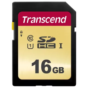Memoria flash Transcend 16GB SDHC UHS-I 500S