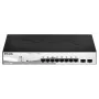 Switch D-Link DGS-1210-08P/E Managed L2 Gigabit Ethernet (10/100/1000) Power over Ethernet (PoE) nero