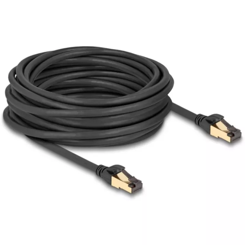Cavo di rete DeLOCK RJ45 Cat.6A connettore maschio su connettore maschio S/FTP 10 m nero