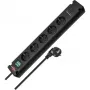 Multipresa Brennenstuhl Bremounta, 5 prese, 2x USB-C, 3 m, nera