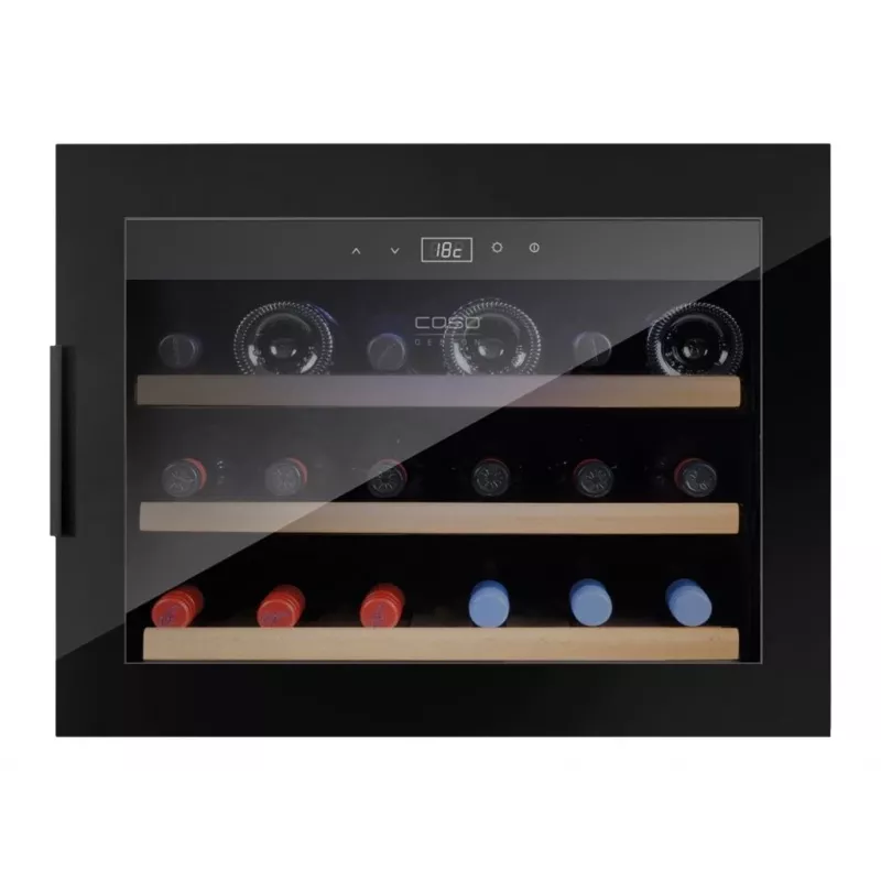 Caso WineSafe 18 EB Nero Cantina vini a compressore 18 bottiglia/e