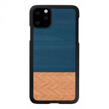 Custodia per cellulare Man and Wood per iPhone 11 Pro Max — denim nero, custodia protettiva