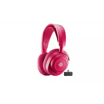 Cuffie Steelseries Arctis Nova 7P Wireless Gen 2 con cavo e wireless over-ear gaming USB Type-C Bluetooth magenta