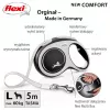 Guinzaglio avvolgibile per cani Flexi New COMFORT 8 m nero, grigio