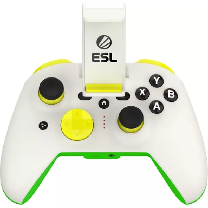 Gamepad RiotPWR RP1925ESL USB Type-C con filo verde bianco giallo