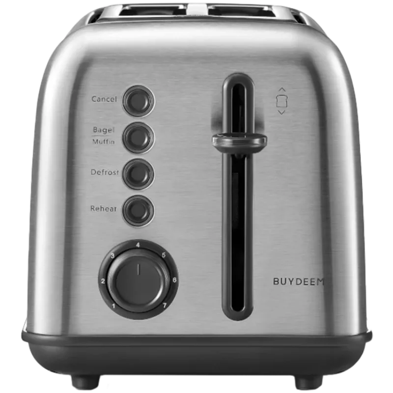 BUYDEEM tostapane 2 fette, modello DT620E, colore acciaio inox, EU