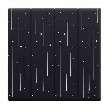 Copertura decorativa Sonoff T5-4C-86-star per interruttore touch — modello T5-4C-86-star, placca da parete per montaggio 86×86 mm