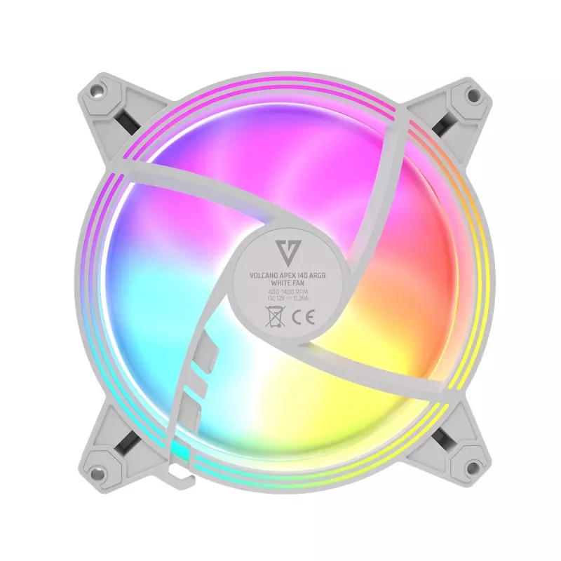 Ventola per case MODECOM VOLCANO APEX 140 ARGB bianco 140 mm