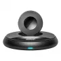 Caricatore wireless pieghevole per orologi Joyroom JR-W12 nero – stazione di ricarica wireless per smartwatch, design pieghevole, caricabatterie da viaggio compatto