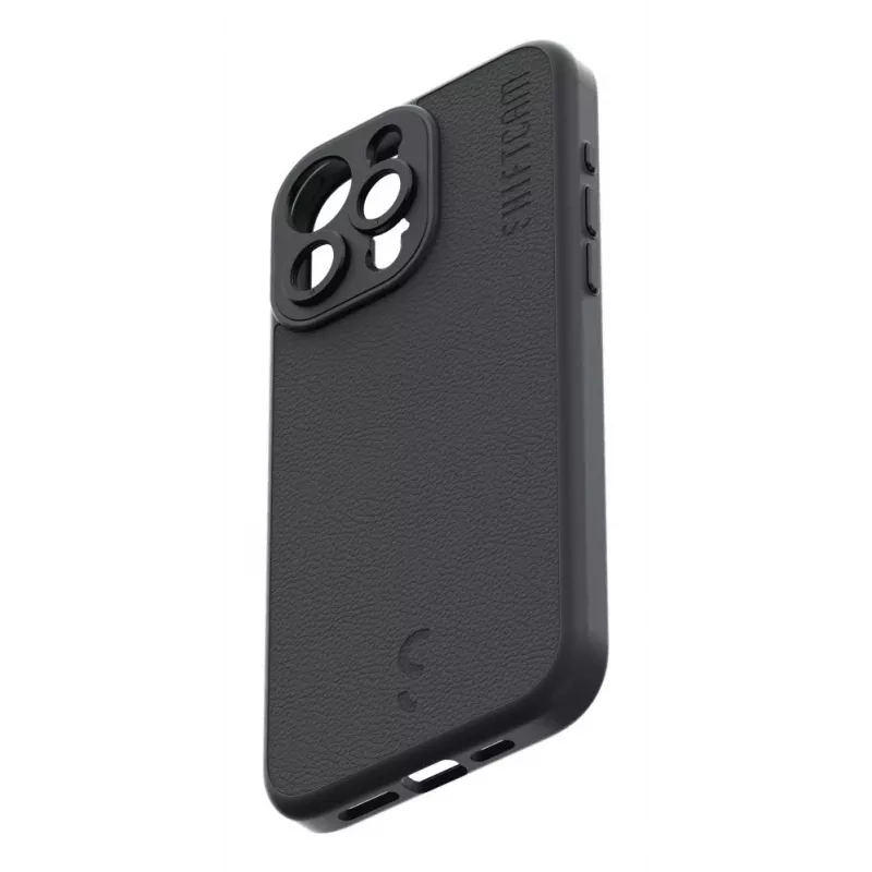 ShiftCam AC-CA-15PL-CH-EF custodia con attacco per obiettivo per iPhone 15 Plus, pelle vegana, compatibile con MagSafe