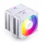 Dissipatore CPU Jonsbo CR-3000E Dual-Tower ARGB White, dissipatore ad aria dual-tower con illuminazione ARGB