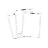 Inserto portanome Durable 1456-02 60x90 mm bianco