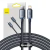 Cavo per cellulare Baseus CAJY000301 grigio 2 m USB-C Lightning