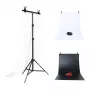 Puluz stativo per sfondi fotostudio 70x200cm + sfondi 2 pezzi DCA0976