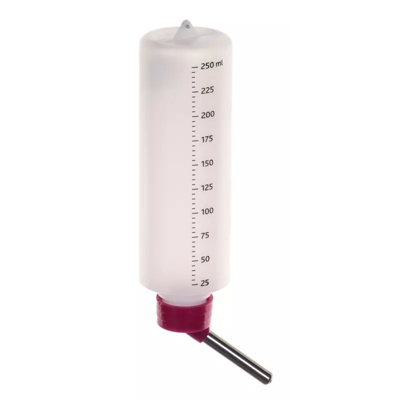 Bottiglia per bere Trixie in plastica 0,25 L – bottiglia per cavie, plastica, 201–499 g