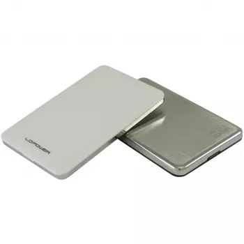 LC-Power LC-25U3-7W, solo case 2.5, USB 3.0, bianco, per SATA HDD/SSD (LC-25U3-7W)