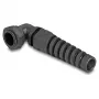 Pressacavo DeLOCK 90° angolare PG13.5 nero con scarico di trazione