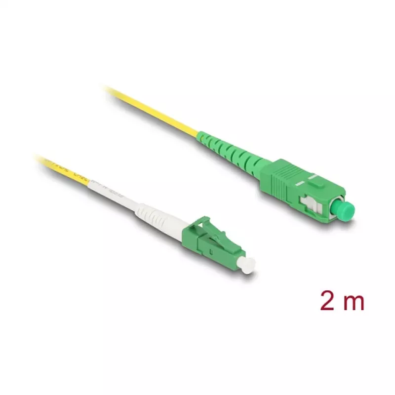Cavo InfiniBand/fibra ottica DeLOCK 2 m LC SC giallo 83861