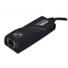 Adattatore Akyga AK-AD-31 USB 3.0 a Gigabit Ethernet, RJ45, cavo 15 cm, nero