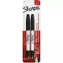 Sharpie 1985878 - nero - nero - bianco - ultraffine - 650 m - tessuto - vetro - carta - plastica - legno - 2 pezzi