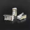 Connettore RJ45 modulare QOLTEC 54554 CAT5e FTP, 100 pz., argento, plastica, 11×22×18 mm