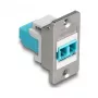DeLOCK Modulo Keystone 90888 piatto aqua argento bianco LC
