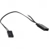 INTER-TECH Argus RS-051 RGB ventola per case da 120 mm, 900 giri/min, nera