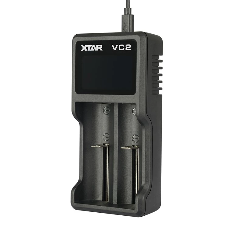XTAR VC2 caricabatterie USB per batterie domestiche