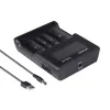 XTAR VC4 caricabatterie USB per batterie domestiche