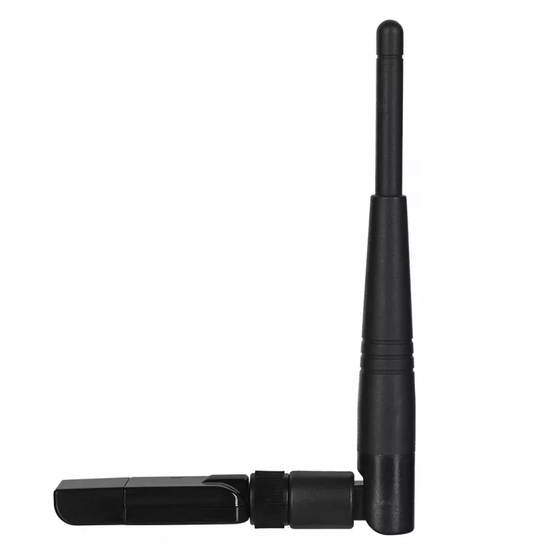 Lanberg NC-0150-WE adattatore WiFi USB Mini N150, 150 Mbit/s, 1 antenna esterna, nero