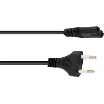 Cavo di alimentazione Omnitronic 1,5 m, IEC C13 su Schuko, nero