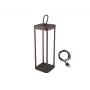 Lanterna ricaricabile Beper P207ILI102 effetto corten, lampada portatile a batteria