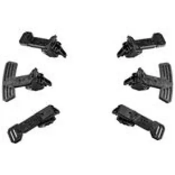 Kit palette in carbonio Asetek SimSports - nero