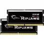 SO-DIMM 64 GB DDR5-4800 (2x 32 GB) kit dual, memoria nero, F5-4800S4039A32GX2-RS, Ripjaws